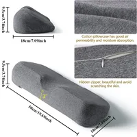 1PC Cervical Pillow Memory Foam Contour Pillow Bed Pillows for Side Sleeper Ergonomic Orthopedic Sleeping Pillows Neck Pillow 2