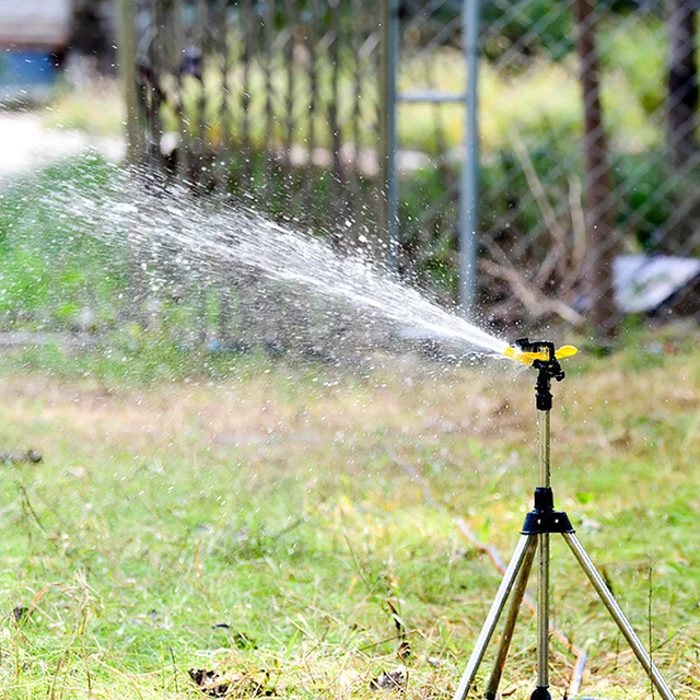 Arrosage,Arroseur Automatique Pour Pelouse Et Jardin, Réglable Et Rotatif Sur 360 Degrés