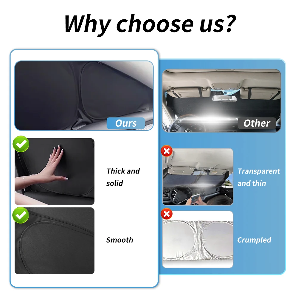 Snap Car Window Sunshade For Audi A4 Avant B9 2015-Curtain Mesh Front Windshield Frame Curtain