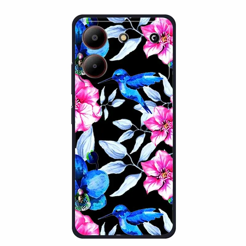 Cute Cartoon Cat Black Silicone Soft Phone Case - Stylish Protective Back Cover