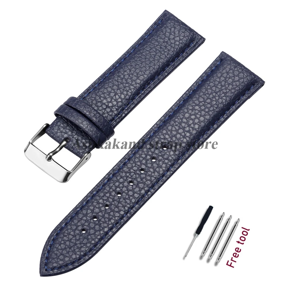 Lychee Pattern Leather Watchstrap - Universal Women & Men Strap