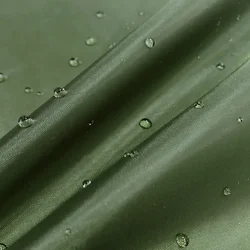 Durable Waterproof Taffeta Textile for Outdoor Projects and Covers (Army Green)