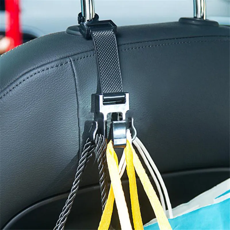 

1Pc Car Seat Back Storage Hook Portable Seat Hanger Purse Bag Holder Hook Headrest Auto Rear Racks Hook