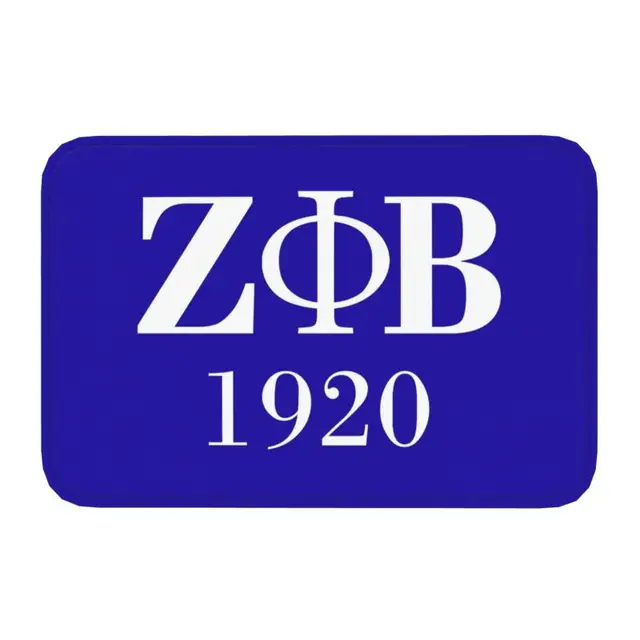 Zeta Phi Béta-Egyházi Logó Ajtó Nem Csúszás Nélküli Konyha Fürdőszoba Szőnyeg Hálószoba Erkély Padló Bejárat - Image 2