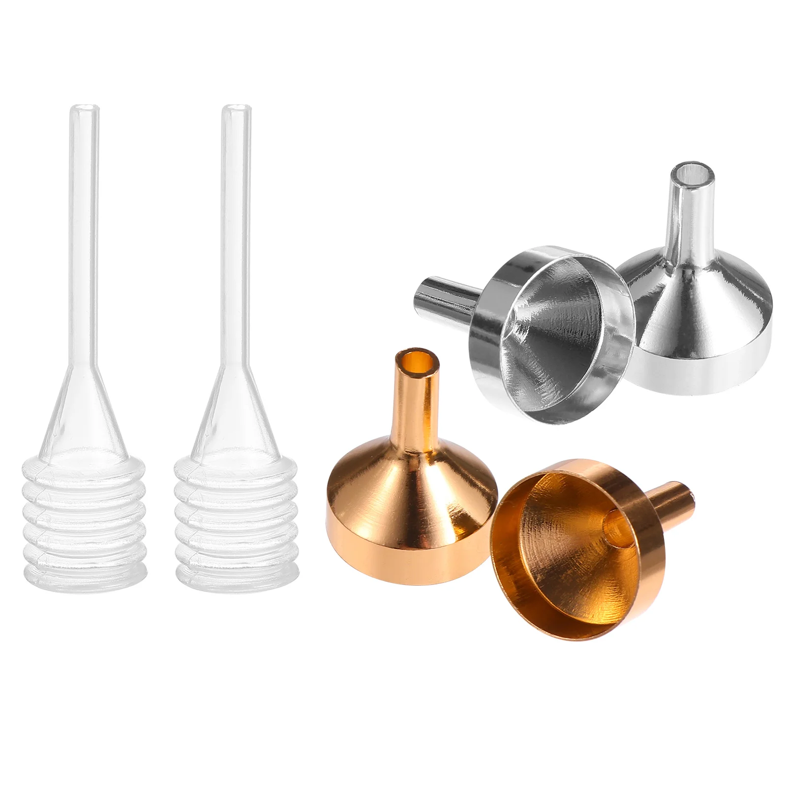 

12pcs/set Funnels with Dropper for Filling Perfume Spice Powder Home Accessories