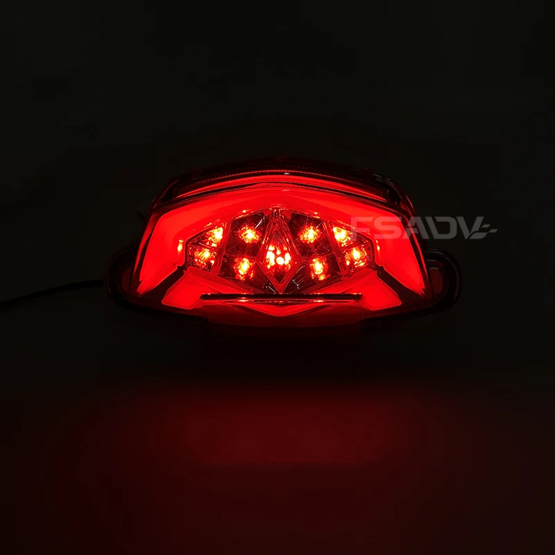 gs750用リアテール 12V Plastic LED Tail Light Brake Turn Signal For SUZUKI GSX