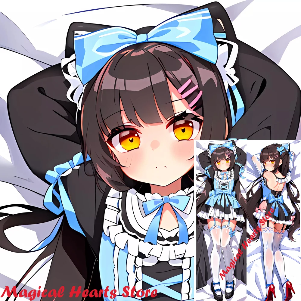 

Dakimakura Lolita Girl Bow tie Anime Double Sided Print Life-size Body Pillow Cover