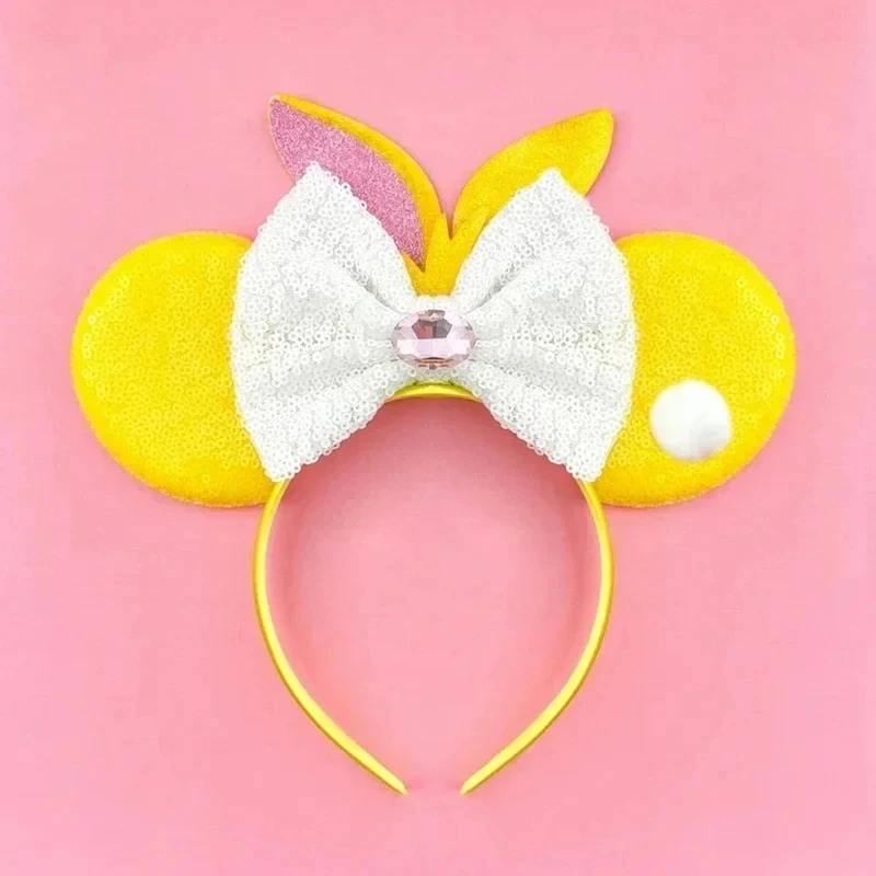 Mickey Mouse Ears Headbands Daisy Duck Hairbands Donald Duck Headwear for Baby Girls Adults Women Bows Hair Accessories hair accessories hair headband accessories baby headband set
