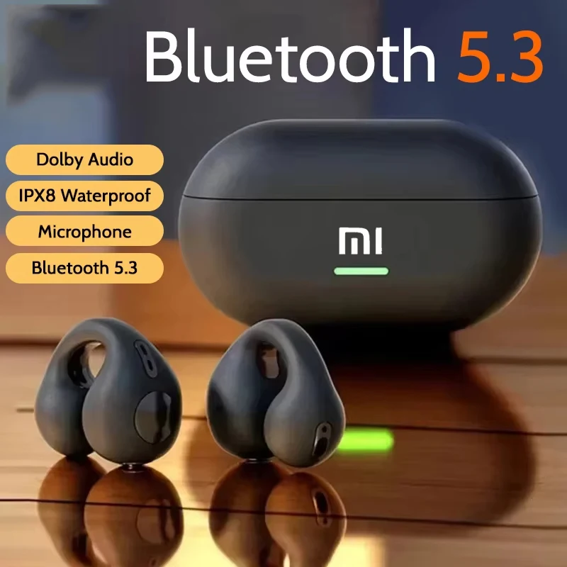 T75 Headphones Bluetooth 5.3 Bone Conduction Wireless Sports Earphones HiFi Sound Quality Waterproof TWS Headset 2025 New