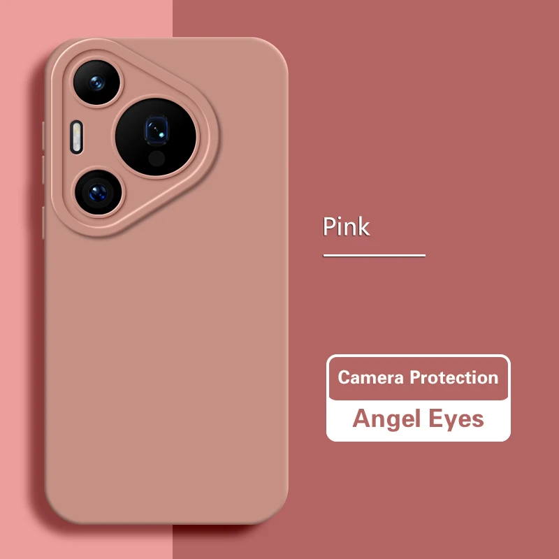 Sleek Soft Matte Silicone Case with Lens Protection – Square Design Back Cover