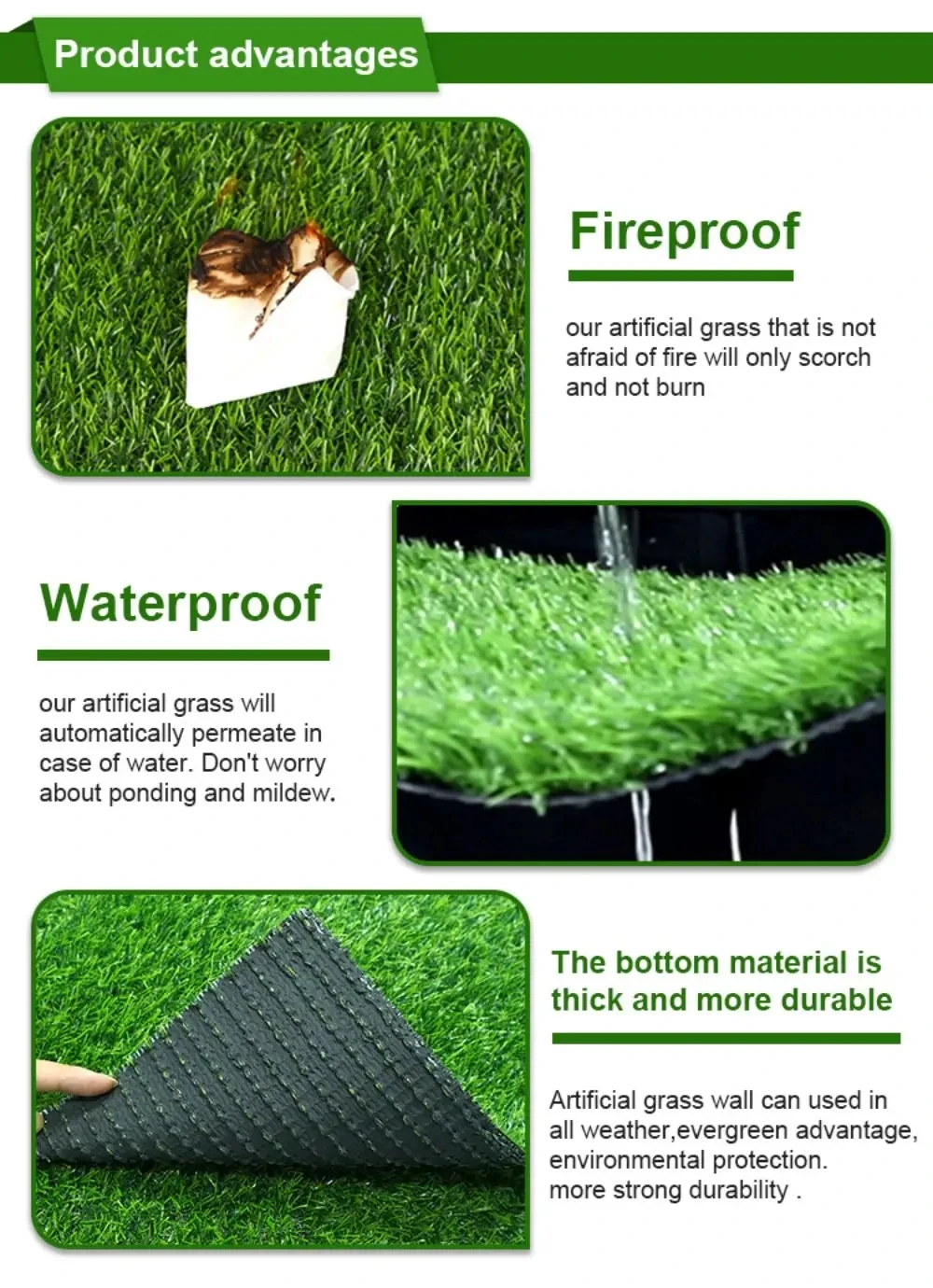 Serene Green Terrace Turf Carpet 4