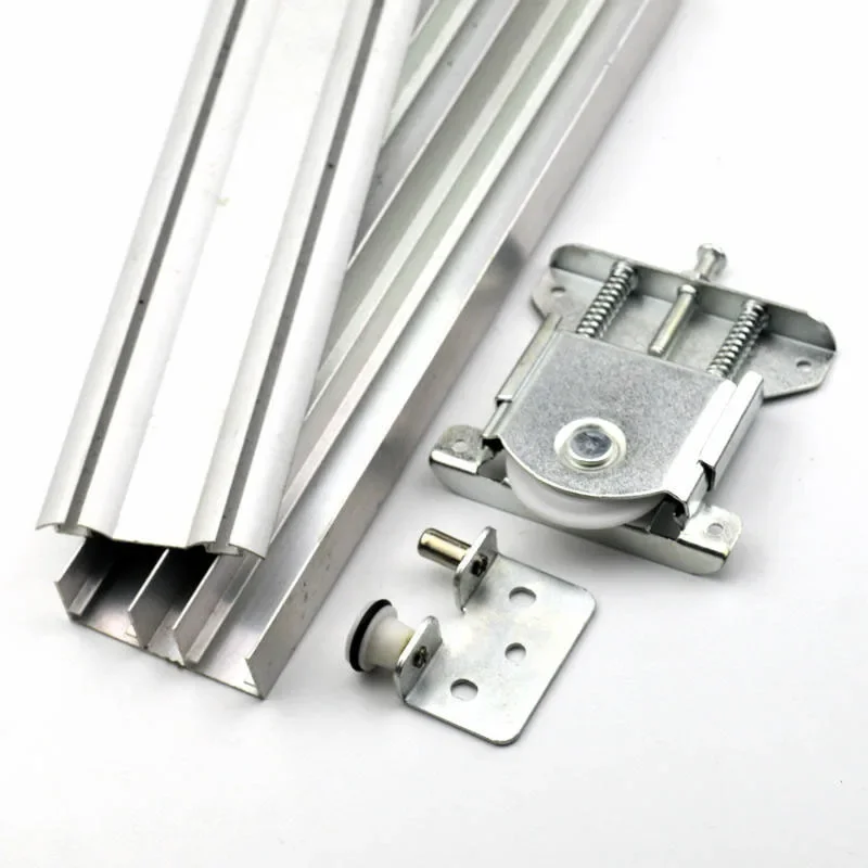 sliding door roller sliding door pulley heavy wardrobe sliding door top bottom moving wheel hanging pulley wheel door furniture cabinet roller track accessories