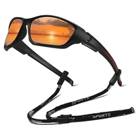 Lunettes de soleil de sport avec chaîne pour hommes et femmes, idéales pour la course, l'alpinisme, la pêche, la conduite et les activités de plein air – Lunettes de protection de sécurité 3