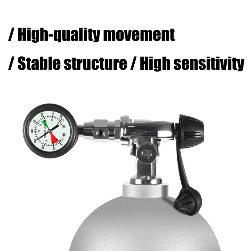 Scubas 다이빙 실린더 압력 게이지 높은 정밀도가 빛나는 압력 다이얼 Jome