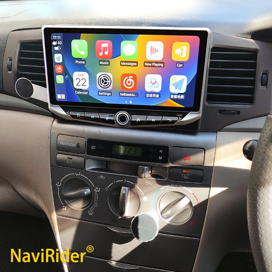 

10.88" Android Qled Screen Carplay For Toyota Corolla 9 E120 2004 - 2006 Car Radio Multimedia Video Player GPS Stereo Head Unit