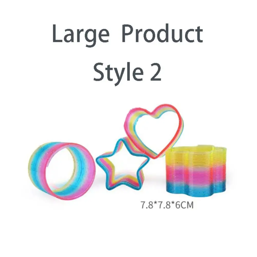 Childrens Toys 5pcs Multi-Shape Rainbow Magic Springs Toys