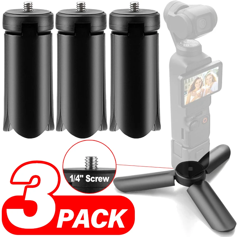 Compact Desktop Tripod with 1/4 Screw