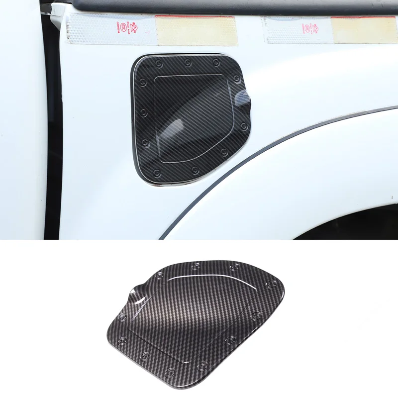 

ABS Carbon Fiber Fuel Tank Gate Cover Gas Tank Door Protect Trim Kit For Toyota Tacoma 2011 2012 2013 2014 2015 Car Accessories