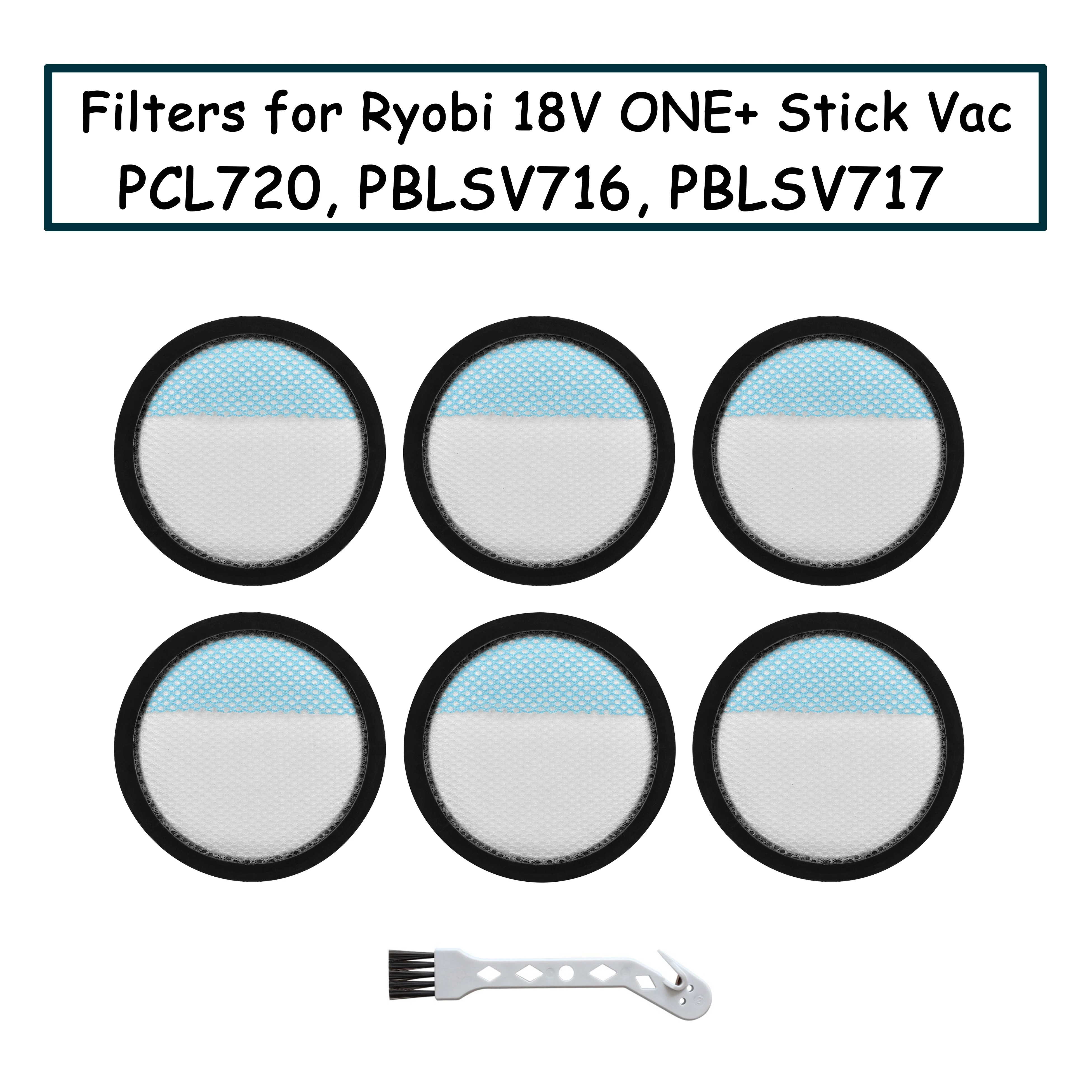 Filters A32SV720N Replacement For Ryobi 18V ONE+ Cordless Stick Vacuum