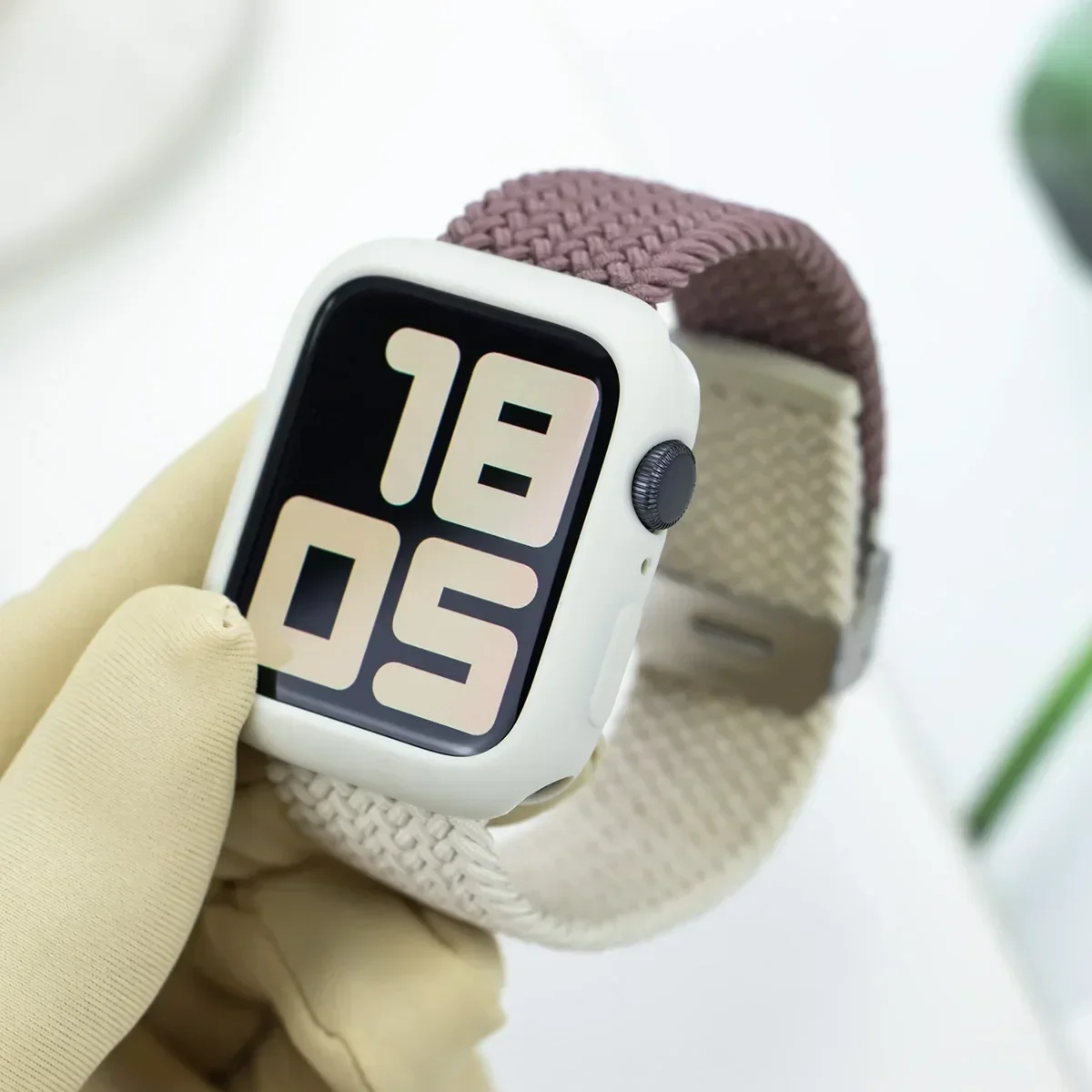 Candy Case and Strap Set for Apple Watch - Nylon/Silicone Correa Strap
