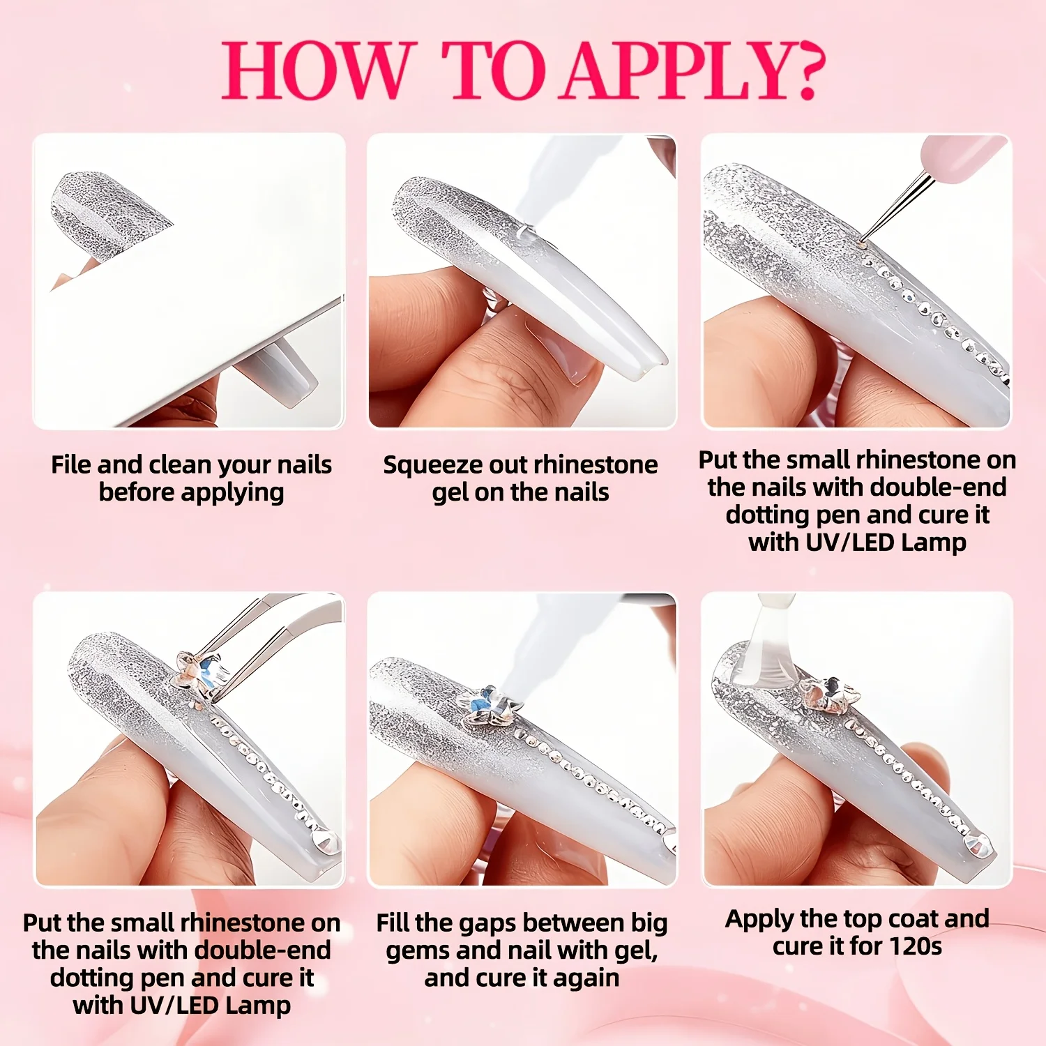 Gel per Estensione Unghie, Gel Duro Trasparente con Adesione Super Forte, Asciugatura Rapida e Durevole, Utilizzato per il Miglioramento delle Unghie Per unghie finte, unghie acriliche, unghie press-on e decorazioni per nail art. Rimane resistente anche durante il lavaggio delle mani, il lavaggio dei piatti, la composizione di messaggi o il praticare sport per un massimo di 30 giorni. Progettato Specificamente per Estensioni e Decorazioni delle Unghie - immagine 5