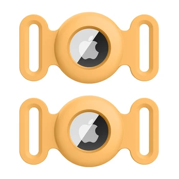 Silicone Cover For Apple Airtag Case Dog Cat Collar GPS Finder Colorful Protective Soft Case For Apple Air Tag Tracker Holder