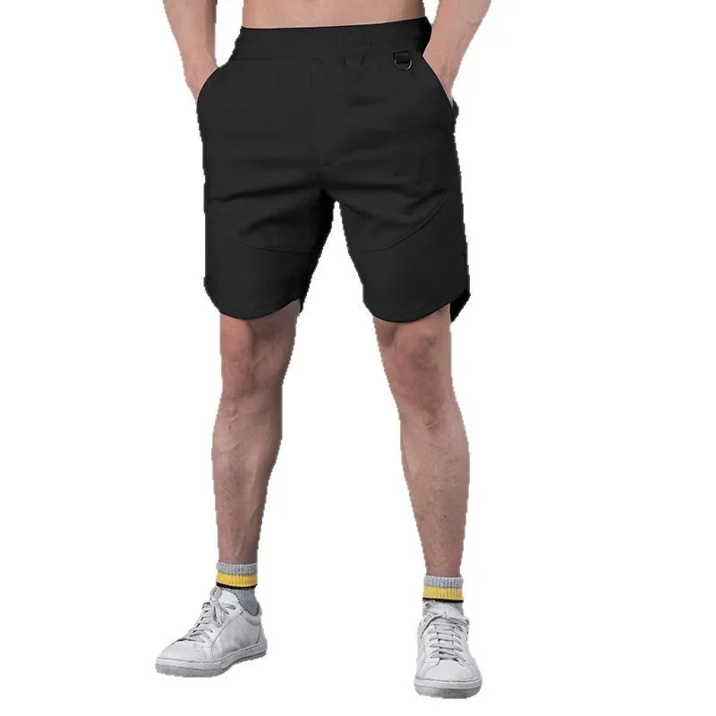 Men's Loose Fit Muscle Fitness Pants Running Training Breathable Casual Shorts Five Inches Cross-Border New Popular