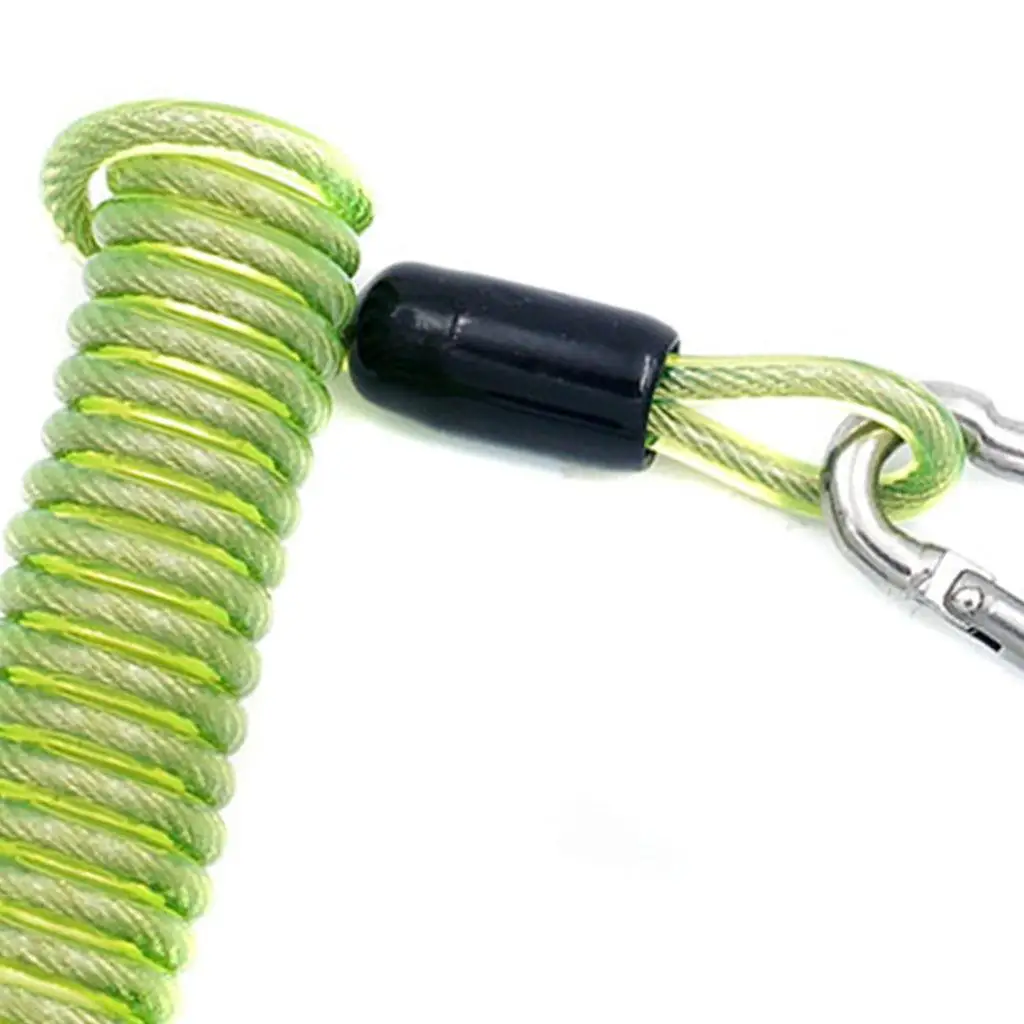Professional Scuba Diving Dive 10cm Spiral Spring Coil Snap Clip Lanyard Professional Scuba Diving Dive 10cm Spiral Spring Coil Snap Clip Lanyard