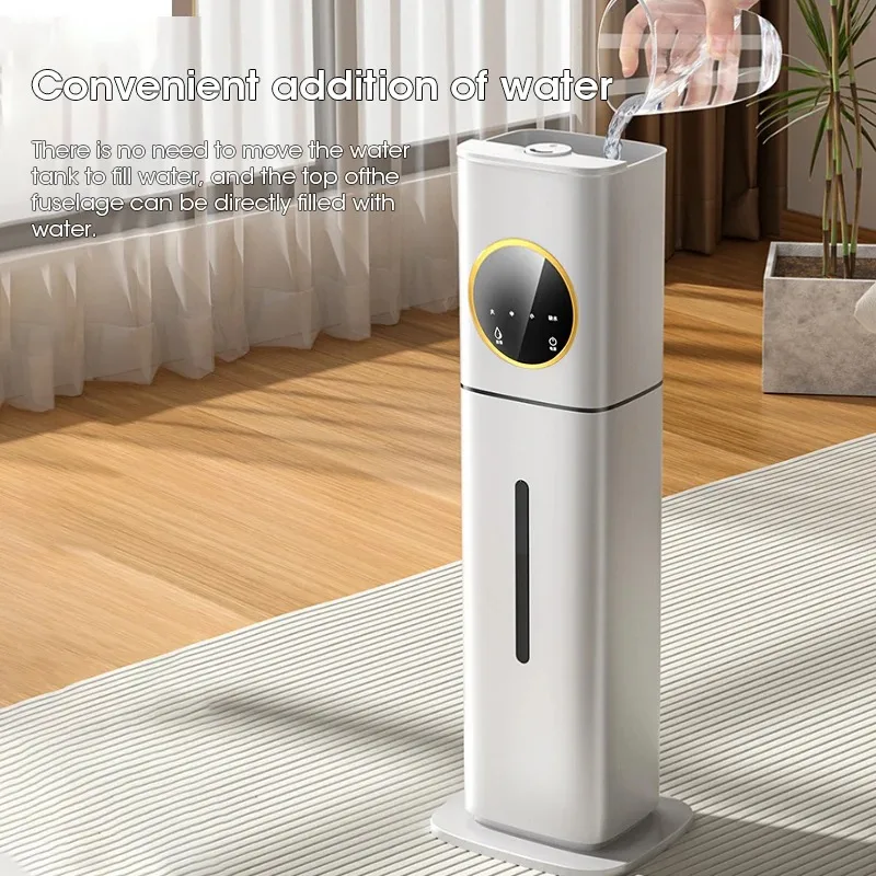 8L Large Humidifier Smart Control with LED Display Ultra Cool Mist for Home and Office Use