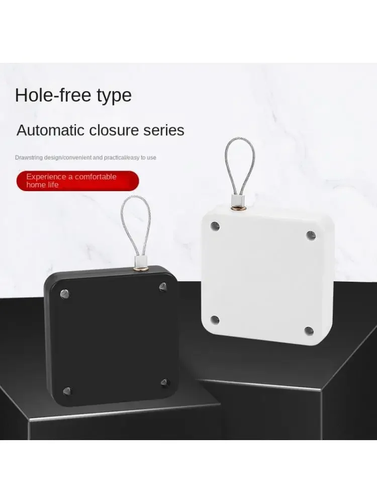 

Household Automatic Door Closer No Punching Telescopic Wire Rope Sliding