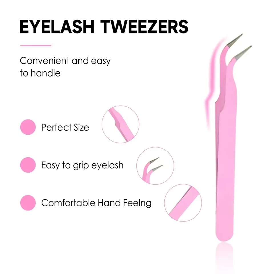 Lash Bond and Seal 10ml Individual Lashes Glue and Seal Super Strong Hold Lash Extension and Lash Glue Remover 5ml Tweezers Kit 4