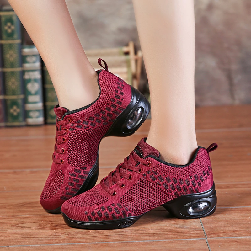 Zapatos de baile para mujer, zapatillas de estilo Hip Hop, Jazz, Salsa, plataforma moderna, de baile| - AliExpress