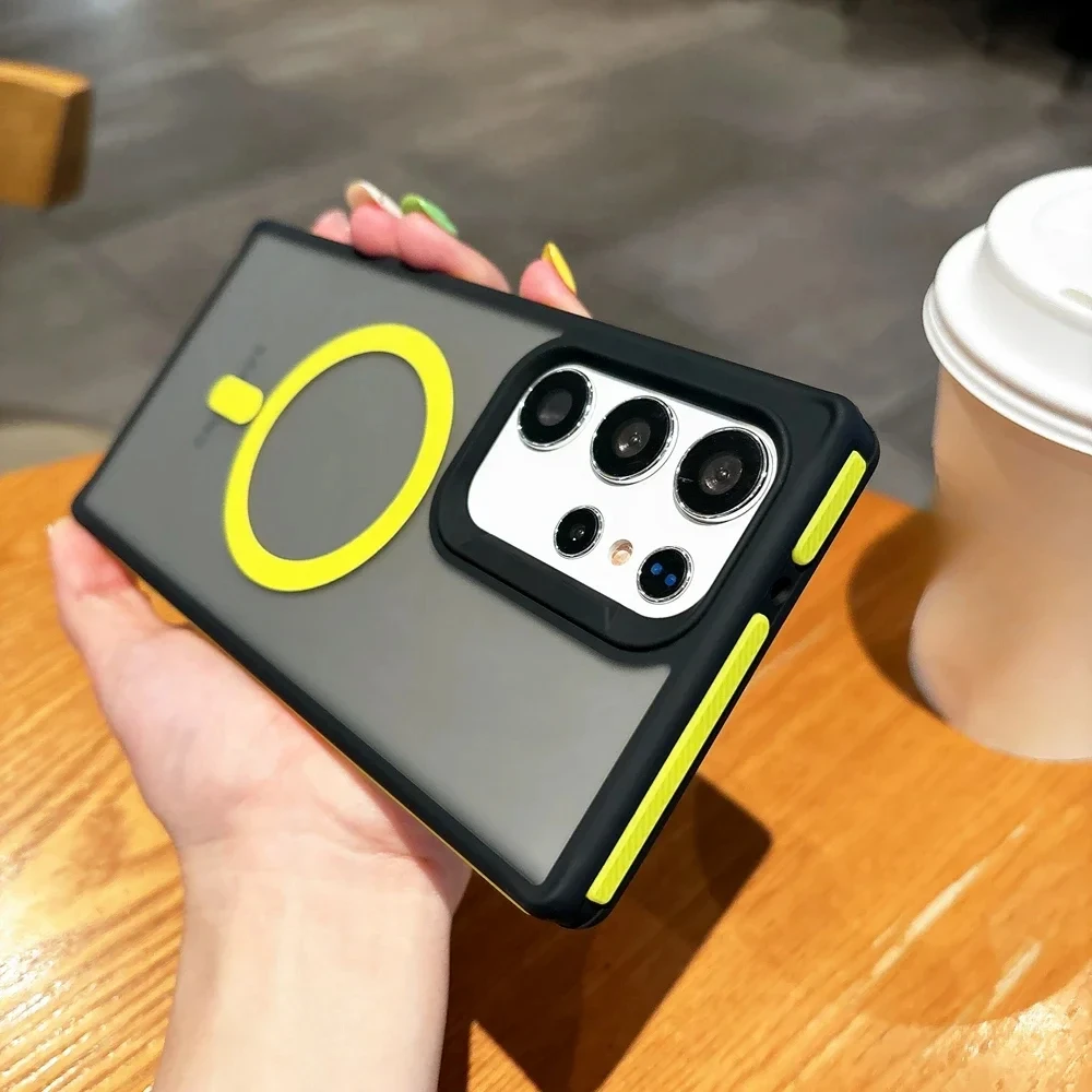Slim Matte Liquid Magnetic Wireless Charging Protective Case Cover