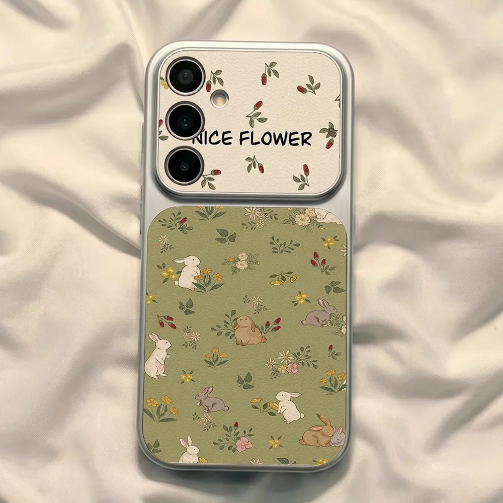 Classic Brown Leopard Print Retro Cool Style Lychee Texture Phone Case