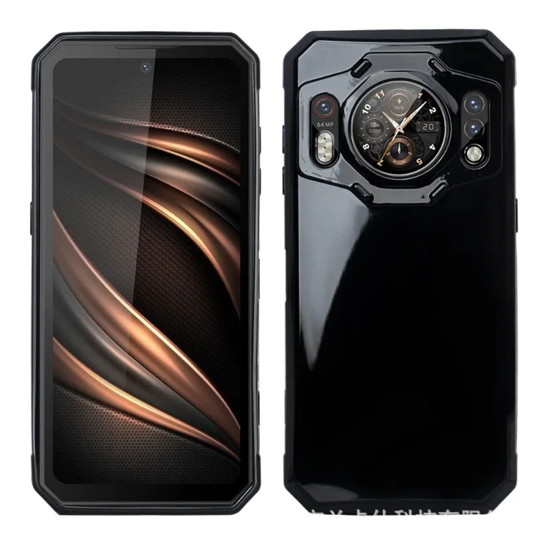 Ultra-Thin TPU Silicone Phone Case - Black Transparent Cover
