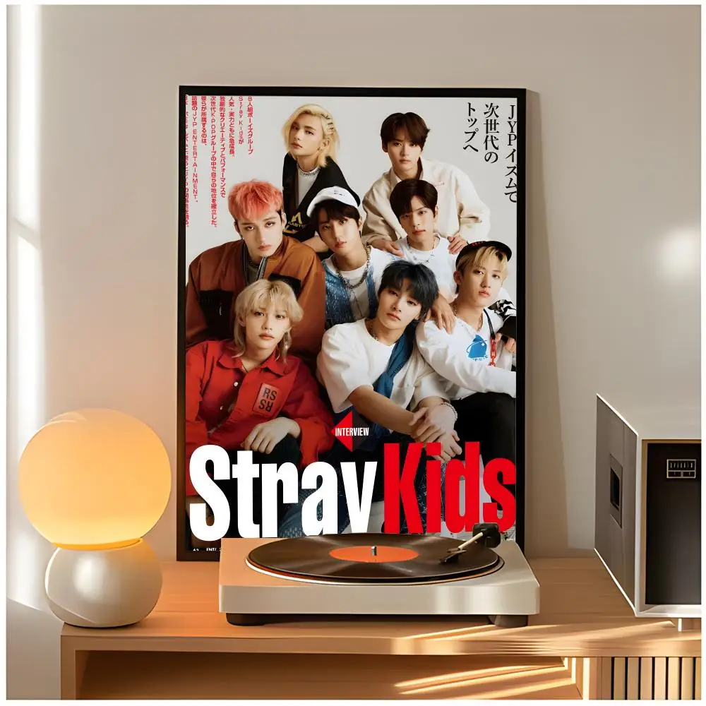 Stray Kids K-Pop Poster - Classic Wall Art Home Decor, Peel and Stick, Unframed