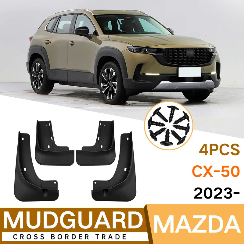 

MudFlaps FOR mazda CX-50 2023 CAR mudguard auto SplashGuards Fender Set Parts FrontRear Automotive Accessories