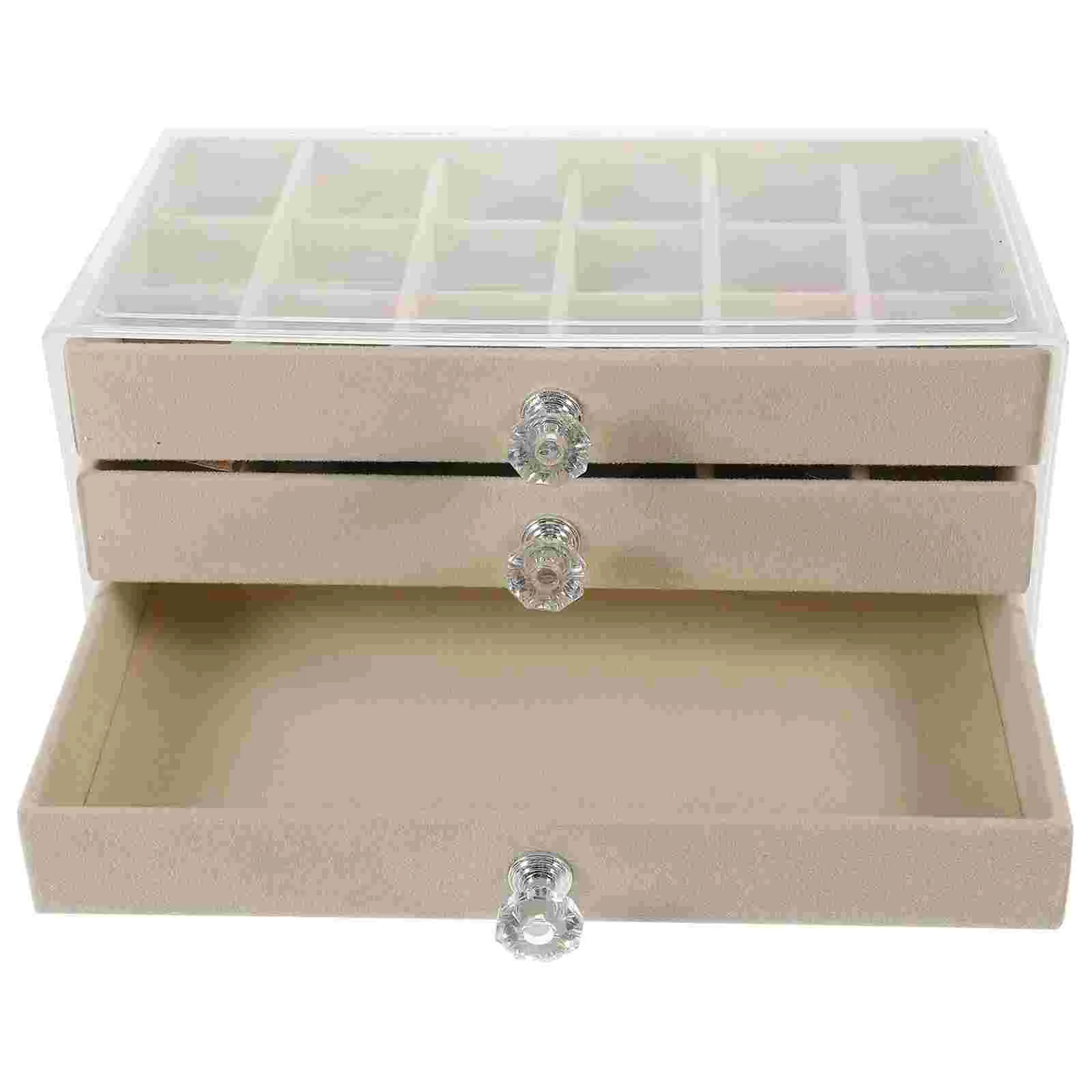 

Jewellery Drawer Jewelry Box Organizer Stand Case Portable Holder Large Organizers Storage Miss
