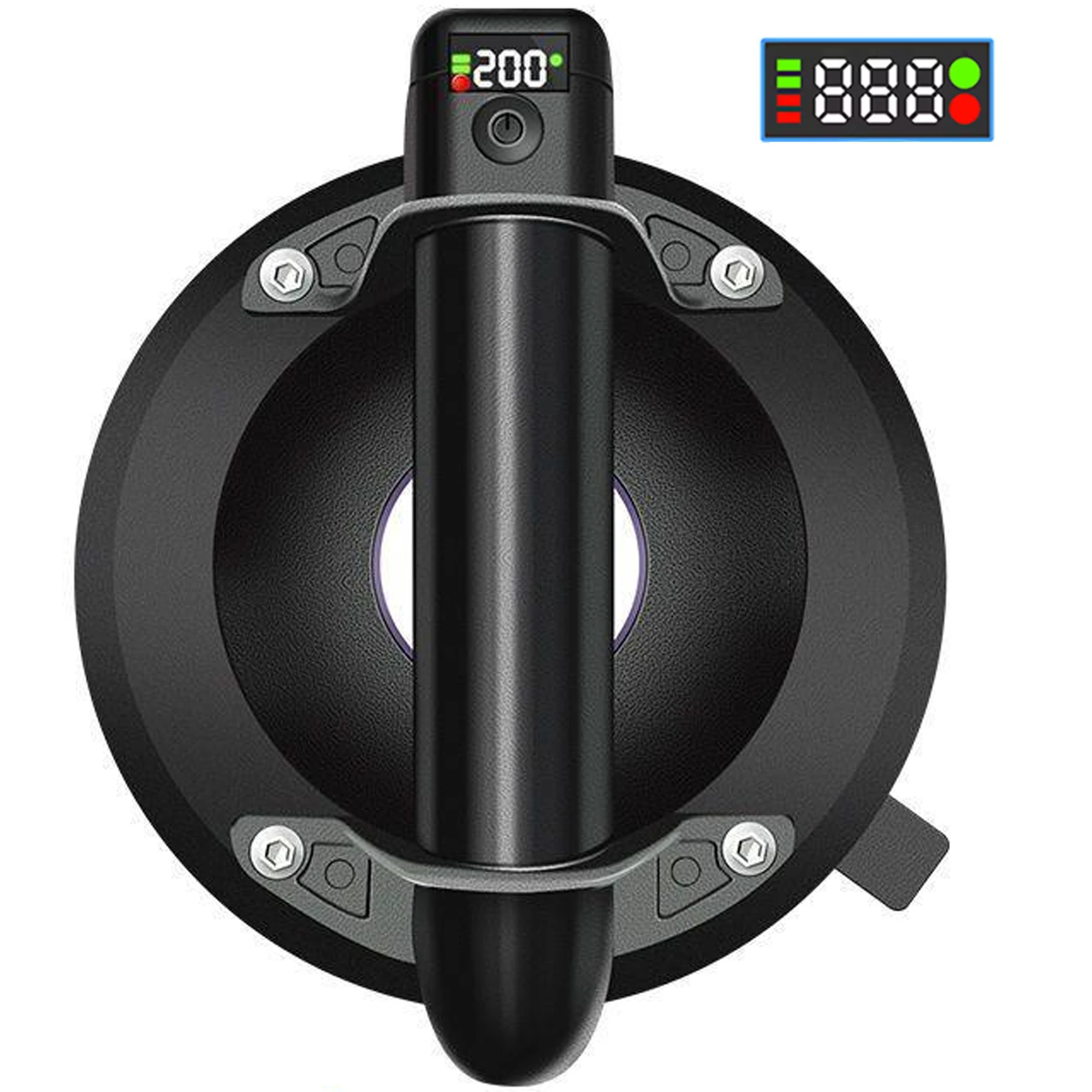 NEW Electric Vacuum Suction Cup 8 Inch 250kg Bearing Capacity Heavy Duty Vacuum Lifter for Granite Tile Glass Manual Lifting