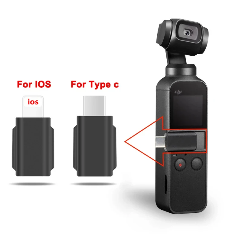 

Phone Converter for DJI OSMO Pocket 2 Handheld Gimbal IOS USB-C Type-C Adapter Android Phone Connector Spare Parts