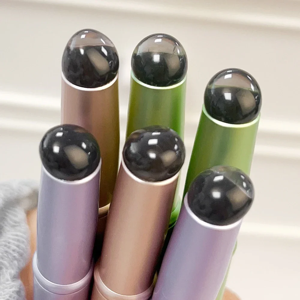Double Head Silicone Lip Brush Cover Angled Concealer Brush Professional Fingertips Soft Lipstick Round Head Makeup Brushes Tool 6
