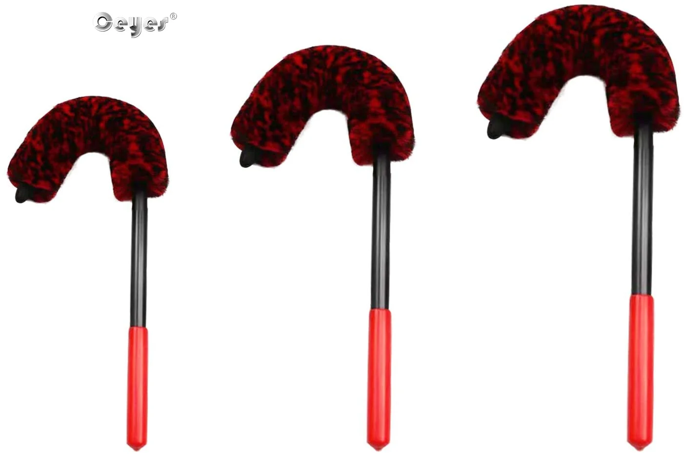 Car detailing brush set wheel cleaning brush car cleaning tool wheel brush wheel tire cleaning brush car wheel woolies plush soft alloy wheel cleaning brush for auto motorcycle maintenance care clean tool