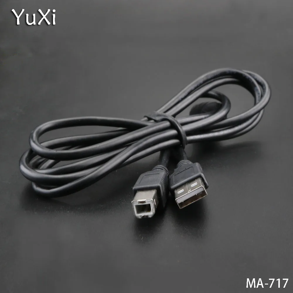 

YuXi 1pcs 1.5M USB 2.0 printer data cable USB 2.0 A male to USB B male printer scanner hard disk cable for Cell Phone&Printer