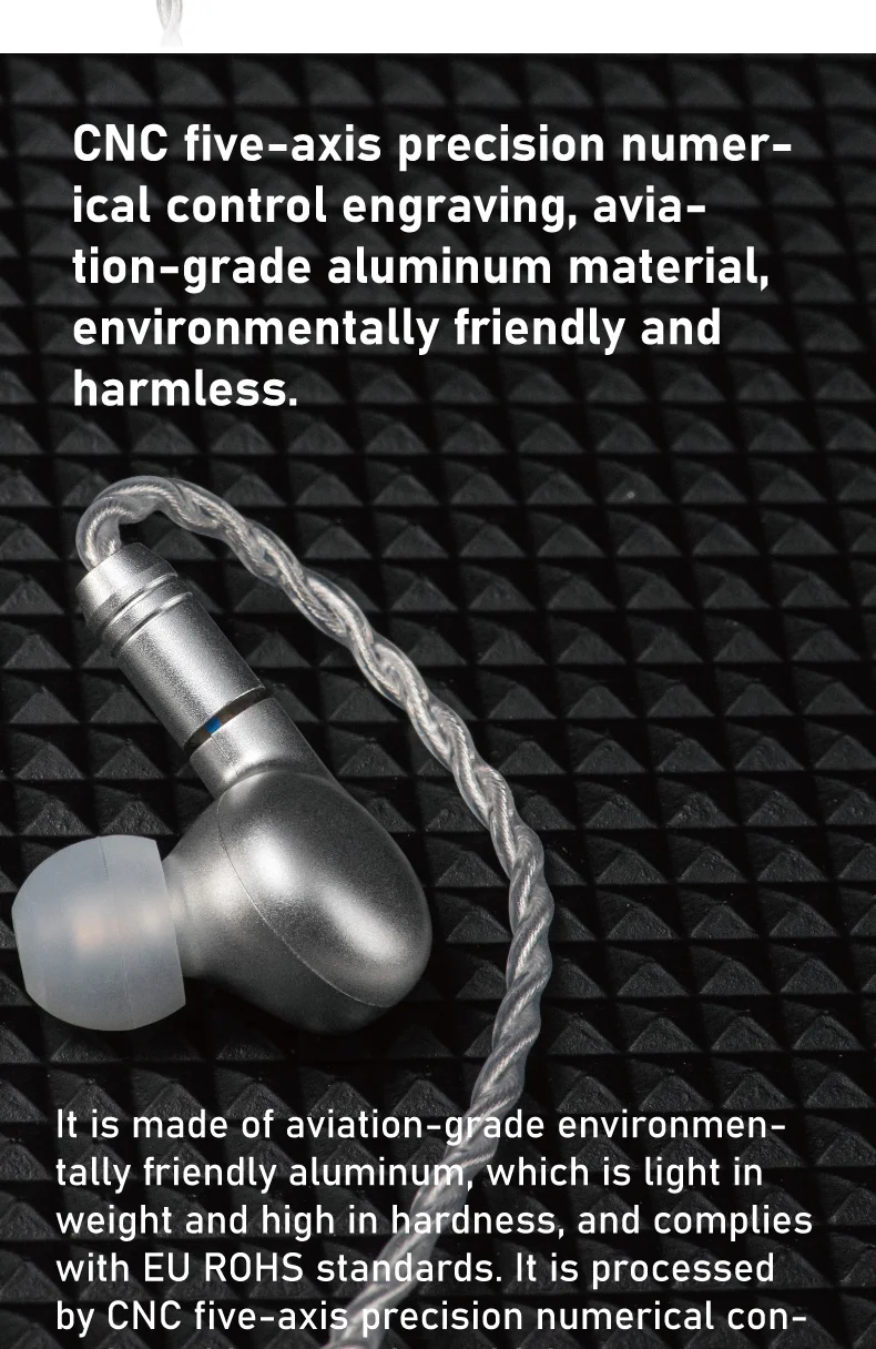 TINHIFI C5 HiFi Audiophile IEM Customized Balanced Armature Driver Earphone In Ear Monitor