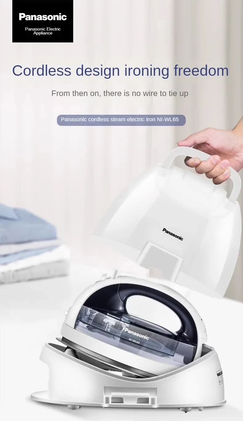 Description Picture 2 of itemSteam and Dry Iron Household Hanging Ironing Machine Handheld Dual-Use Small Cordless Electric Iron Wet and Dry Dual-Use