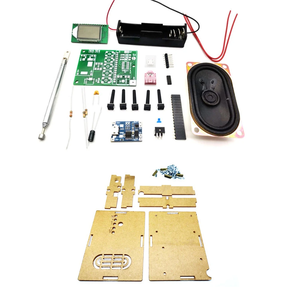 Ujjdwiurgh DIY Sound Control LED Muziek Elektronische Kits Audio