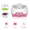 Yogurt Maker Mini Automatic Yogurt Machine Household DIY Yogurt Tools Kitchen Appliances Stainless Steel Tank Pink 220V 3
