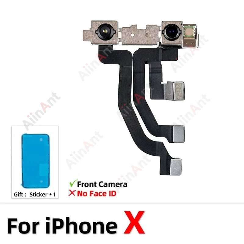 Proximity Light Sensor with Front Camera Flex Cable + Sticker