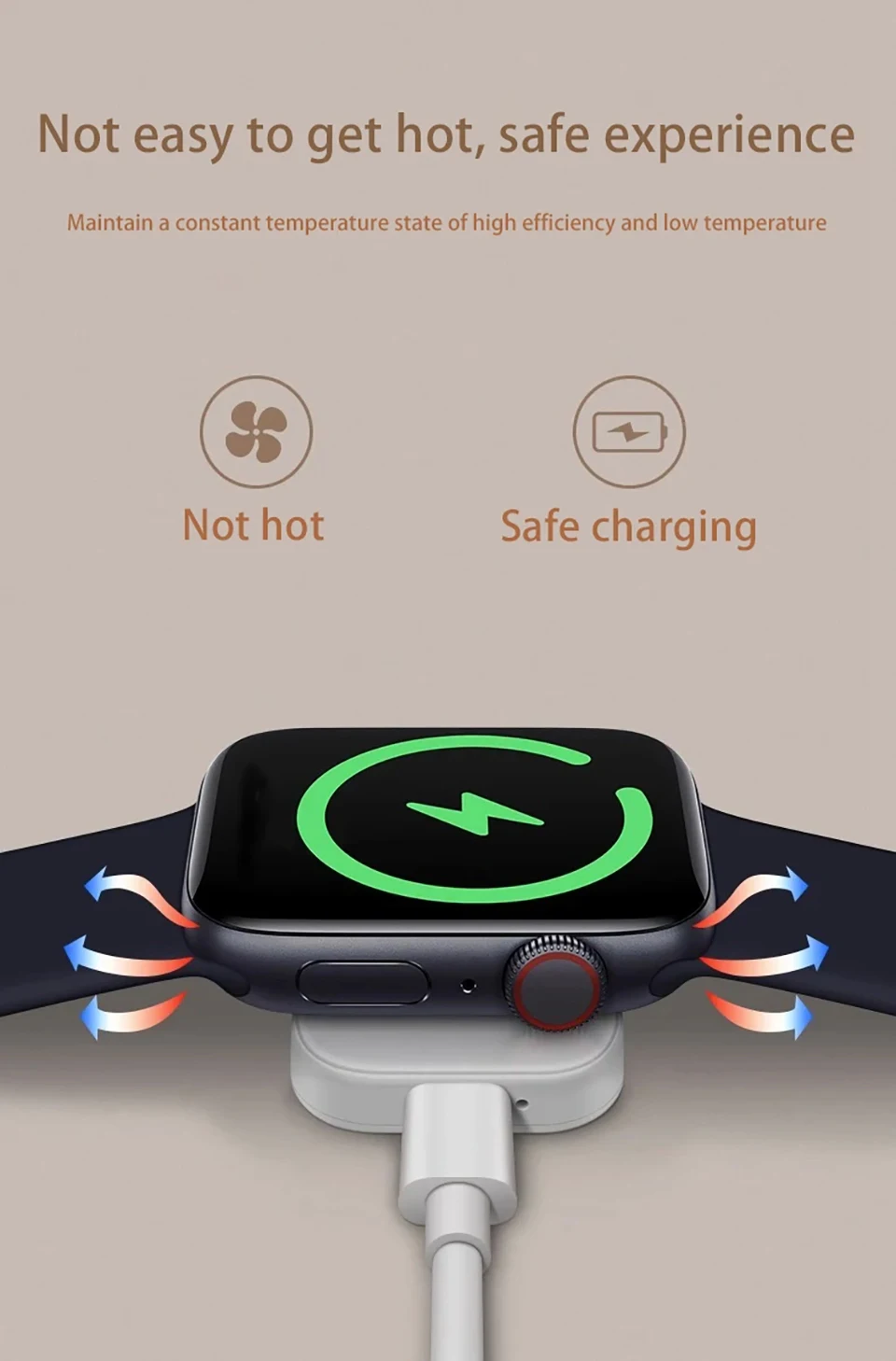 Wireless Magnetic Charger For Apple Watch S9cd6065f402e44d5a364eb2afb1e875dG