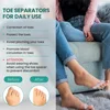1 Pair Silicone Toe Separator Bunion Corrector Hammer Toe Corrector Soft Silicone Material for Toe Separation Foot Care Tool 5